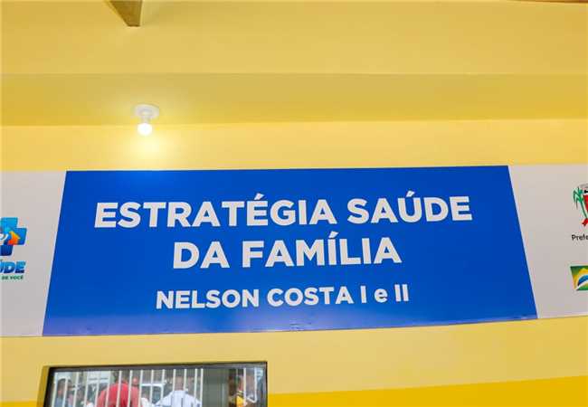 Inauguração ESF Nelson Costa